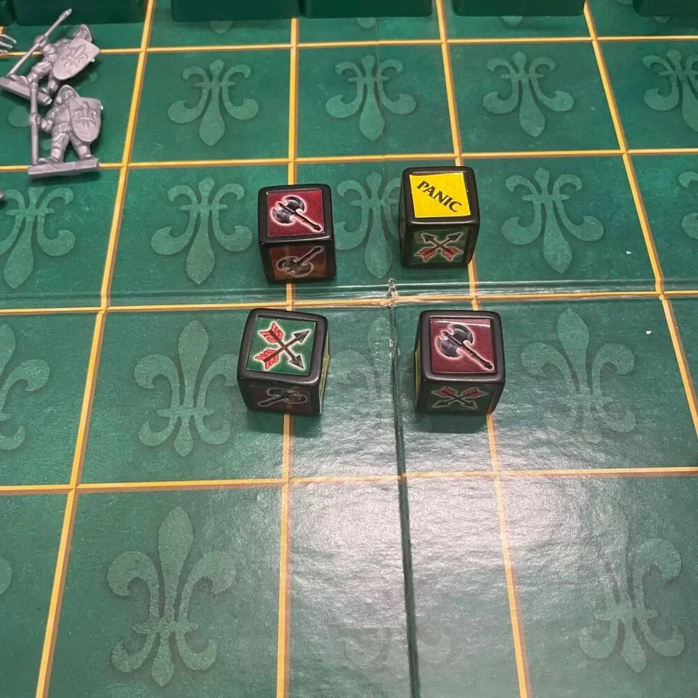 Vintage Lionheart Board Game Parker Brothers Medieval Warfare Strategy Complete
